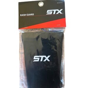STX Rash Guard Shin Guard Sleeves Black One Size Fits All New NIP Pair Unisex